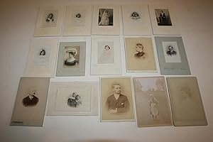 15 Photographies Originales de Lavallois et Mayennais. Vers 1900. Familles De Hercé, De Danne, De...