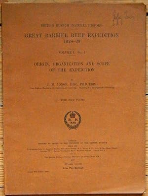Origin, Organization and Scope of the Expedition. Great Barrier Reef Expedition, Scientific Repor...