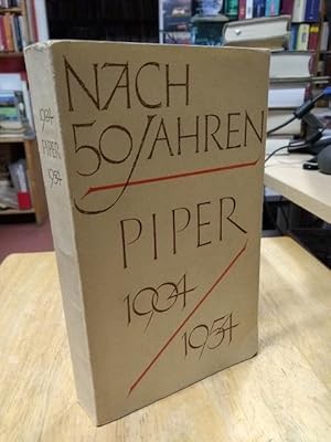 Seller image for Nach fnfzig (50) Jahren. Almanach 1904-1954. for sale by NORDDEUTSCHES ANTIQUARIAT