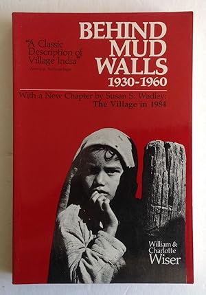 Seller image for Behind Mud Walls 1930-1960. for sale by Monkey House Books