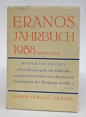 Immagine del venditore per ERANOS-Jahrbuch 1958. Bd. 27: Mensch und Frieden. venduto da Der Buchfreund