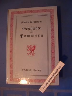 Bild des Verkufers fr Geschichte von Pommern. Erster Band. Bis zur Reformation (1523). Reprint der Ausgaben von 1919 und 1921. zum Verkauf von Antiquariat BehnkeBuch