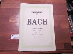 Seller image for Hohe Messe h-moll B Minor Klavierauszug BWV 232 for sale by Antiquariat im Kaiserviertel | Wimbauer Buchversand