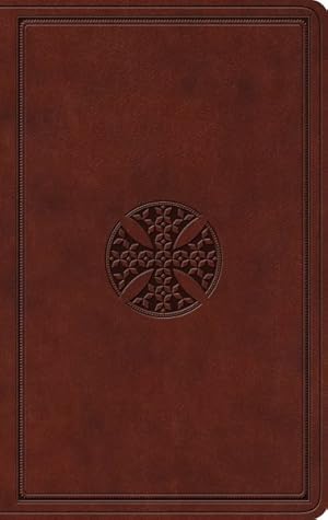 Image du vendeur pour Holy Bible : English Standard Version, Trutone, Brown, Mosaic Cross, Value Thinline mis en vente par GreatBookPrices