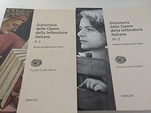 Bild des Verkufers fr Dizionario delle Opere delle letteratura italiana. (2 Bde / 2 vol. set) zum Verkauf von Antiquariat Bookfarm