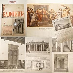 Seller image for Der Baumeister. Monatshefte fr Baukultur und Baupraxis. 3. Heft Mrz 1940, XXXVIII. Jahrgang 1940 for sale by Galerie fr gegenstndliche Kunst