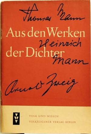 Imagen del vendedor de Aus den Werken der Dichter; a la venta por Peter-Sodann-Bibliothek eG