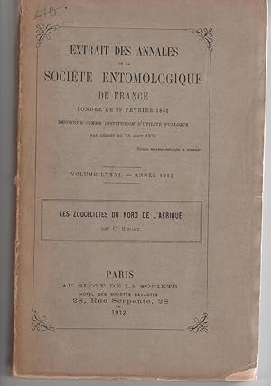 Seller image for Les Zoocecidies Du Nord De l'Afrique. for sale by Pricewisebooks