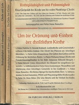 Dargestellt in Beiträgen von Hans Asmussen, Hans Böhm, Hans Dannenbaum, Heinrich Giesen, Karl Har...