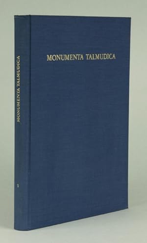 Seller image for Monumenta Talmudica. Erster Band. Bibel und Babel. Bearbeitet von Salomon Funk. for sale by Antiquariat Dr. Wolfgang Wanzke