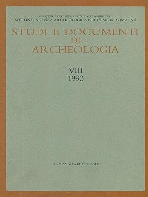 Bild des Verkufers fr Studi e documenti di archeologia VIII zum Verkauf von Librodifaccia