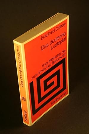 Seller image for Das deutsche Lustspiel vom Mittelalter bis zum Ende der Barockzeit. for sale by Steven Wolfe Books