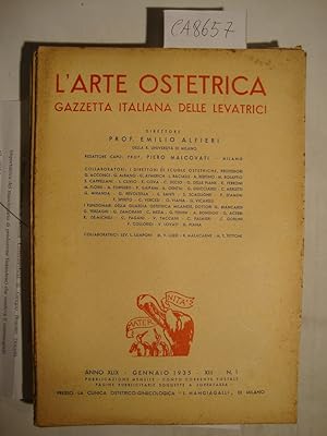 L'arte ostetrica - Gazzetta Italiana delle Levatrici - Pubblicazioni mensili del 1935