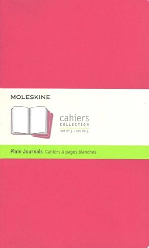 Bild des Verkufers fr Moleskine Cahier Journal, Large, Plain, Kinetic Pink zum Verkauf von GreatBookPrices