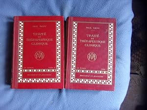Seller image for Trait de thrapeutique clinique tomes 1 et 2 for sale by arobase livres