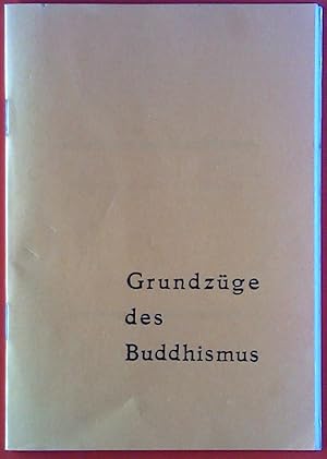 Immagine del venditore per Grundzge des Buddhismus venduto da biblion2