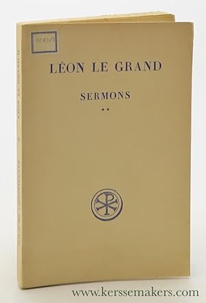 Imagen del vendedor de Lon Le Grand. Sermons. Tome II. a la venta por Emile Kerssemakers ILAB
