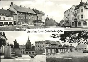 Postkarte Carte Postale 41264277 Stavenhagen Hotel Kutzbach Markt Schlossgarten Stavenhagen