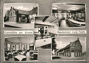 Postkarte Carte Postale 41300560 Lank-Latum Gasstaette zur Krone Baumeister Meerbusch