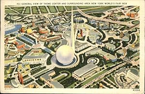 Image du vendeur pour Postkarte Carte Postale 11322814 New York City General View of Theme Center and surrounding Aerea NY W mis en vente par Versandhandel Boeger