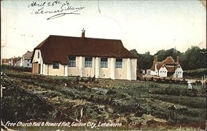 Postkarte Carte Postale 11384620 Letchworth Grange Free Church Hall Howard Hall Garden City North...