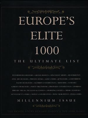 Immagine del venditore per Europe's elite 1000 venduto da Miliardi di Parole