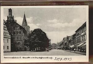 Postkarte Carte Postale 11404089 Sommerfeld Lubsko Markt mit Stadtpfarrkirche Sommerfeld Lubsko