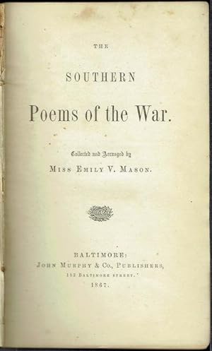 The Southern Poems Of The War