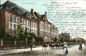 Imagen del vendedor de Postkarte Carte Postale 41422563 Erfurt Koenigl. Gymnasium Soldaten Reiter Pferde Erfurt a la venta por Versandhandel Boeger