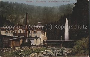 Postkarte Carte Postale 41478601 Hoellental Frankenwald Holzschleiferei u.Fontaine Naila