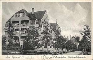 Postkarte Carte Postale 41593840 Bad Pyrmont Eisenbahner-Kindererholungsheim Bad Pyrmont
