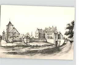 Postkarte Carte Postale 41620049 Muenster Westfalen Burg Huelshoff Geburtshaus Dichterin Annette ...