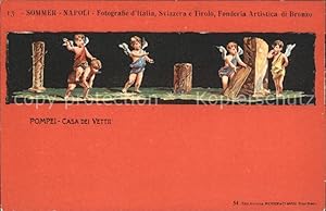 Bild des Verkufers fr Postkarte Carte Postale 11690080 Pompei Casa dei Vettii angeli Engel Pompei e Scavi zum Verkauf von Versandhandel Boeger