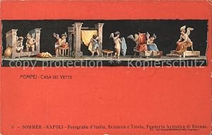 Bild des Verkufers fr Postkarte Carte Postale 11690084 Pompei Casa dei Vettii angeli Engel Pompei e Scavi zum Verkauf von Versandhandel Boeger