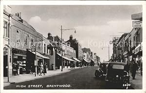 Postkarte Carte Postale 11752284 Brentwood UK High Street Brentwood