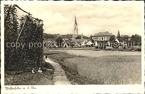 Postkarte Carte Postale 41786477 Pfaffenhofen Ilm Ortsansicht mit Kirche Hopfenanbau Buetten Pfaf...