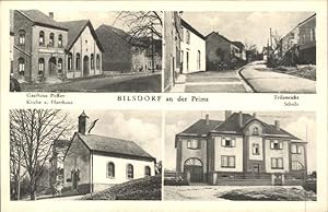 Postkarte Carte Postale 41815795 Bilsdorf Gasthaus Kirche Pfarrhaus Schule Nalbach