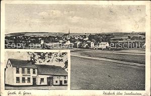 Postkarte Carte Postale 41815791 Reisbach Saar Gesamtansicht Gasthaus Gross Saarwellingen