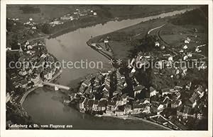 Postkarte Carte Postale 11853448 Laufenburg AG am Rhein Fliegeraufnahme Laufenburg