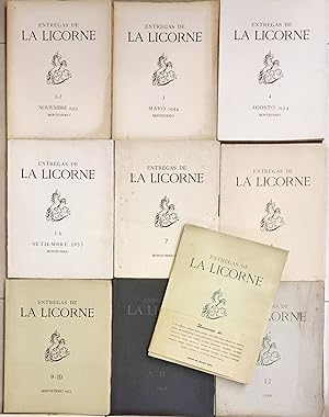 Imagen del vendedor de La Licorne & Entregas de La Licorne a la venta por Chaco 4ever Books