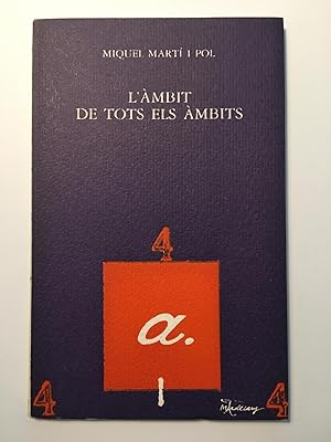 Imagen del vendedor de L'a?mbit de tots els a?mbits a la venta por SELECTA BOOKS