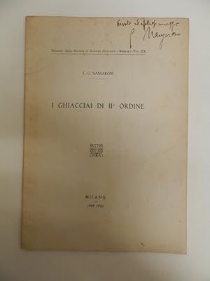 Seller image for I ghiacciai di II ordine for sale by Libreria Spalavera