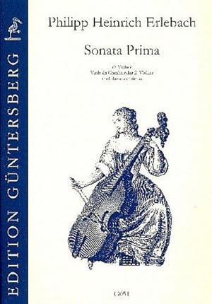 Bild des Verkufers fr Sonata prima fr Violine,Viola da gamba (Violine 2) und Bc : Partitur und Stimmen zum Verkauf von AHA-BUCH GmbH