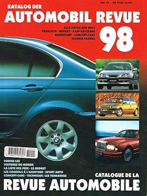 Seller image for Katalog der Automobil Revue 98. for sale by Antiquariat Bernhardt