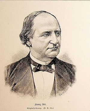 Bild des Verkufers fr ABT, Franz Abt (1819-1885), deutscher Komponist und Kapellmeister zum Verkauf von ANTIQUARIAT.WIEN Fine Books & Prints