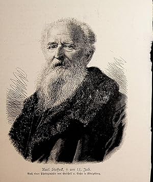 Bild des Verkufers fr STEFFECK, Carl Constantin Heinrich Steffeck (1818-1890) deutscher Maler zum Verkauf von ANTIQUARIAT.WIEN Fine Books & Prints
