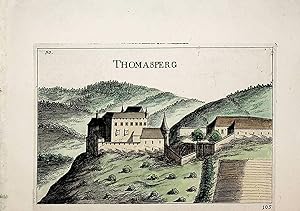 THOMASBERG / Thomasperg / BURG THOMASBERG heute Ruine aus: Vischer, Georg Matthäus: Topographia A...