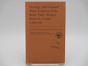 Geology and Ground-water Features of the Butte Valley Region Siskiyou County California.