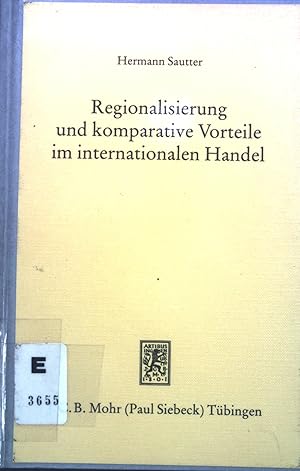 Image du vendeur pour Regionalisierung und komparative Vorteile im internationalen Handel. Schriften zur angewandten Wirtschaftsforschung ; 47 mis en vente par books4less (Versandantiquariat Petra Gros GmbH & Co. KG)