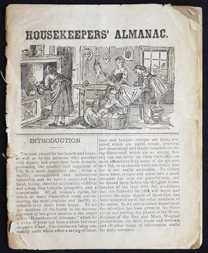 The Housekeepers' Almanac [for 1884]